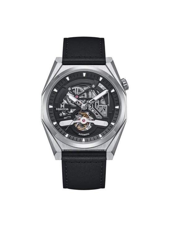 NWT Heritor Amadeus Black Dial Men\'s Watch